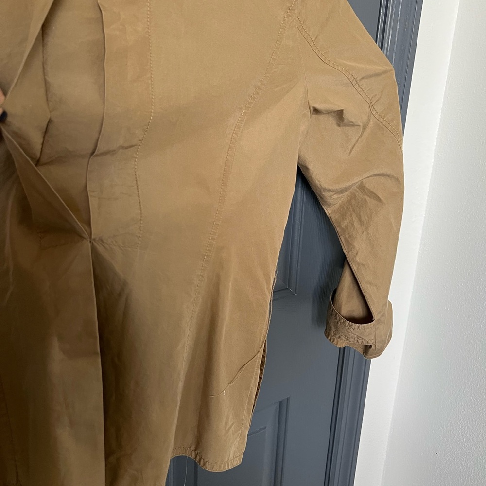 Talbots Classic Tan Trench Coat - Picture 7 of 16